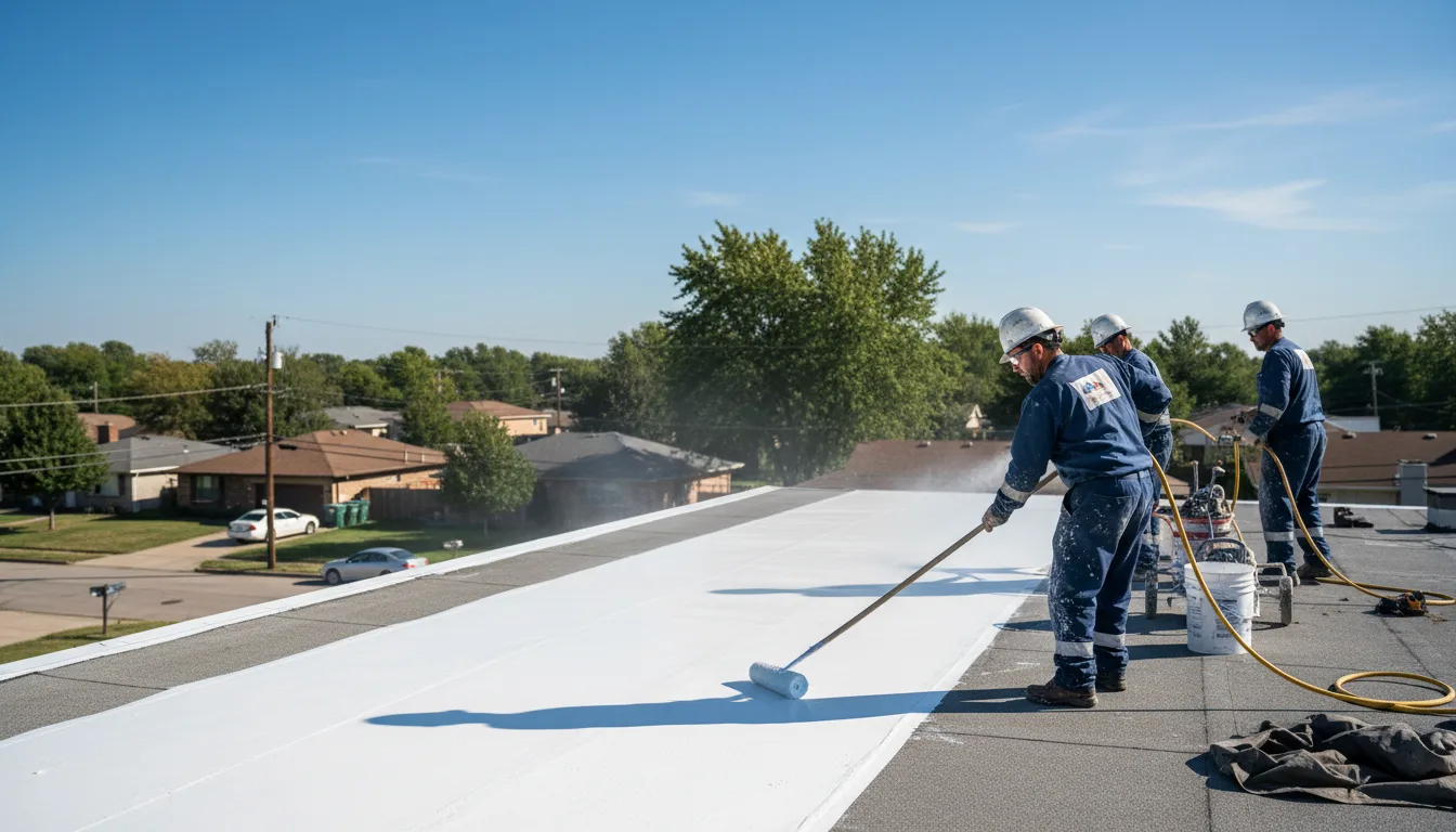 Commercial roof coating in East Troy, WI near me